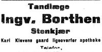 60. Annonse fra Ingv. Borthen i Indtrøndelagen 17.1. 1913.jpg