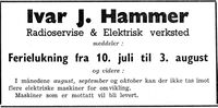 209. Annonse fra Ivar J. Hammer i Nord-Trøndelag og Inntrøndelagen 4.7. 1942.jpg