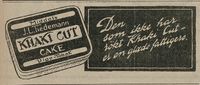 Annonse for Khaki Cut fra Nationen 23. januar 1924.