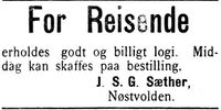 195. Annonse fra J. S. G. Sæther i Indtrøndelagen 20.6.1906.jpg