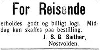 194. Annonse fra J. S. G. Sæther i Indtrøndelagen 20.6.1906.jpg