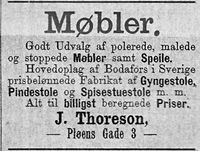 279. Annonse fra J. Thoreson, Pløens gate i avisa Banneret 15.8.1892.jpg