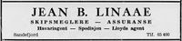 190. Annonse fra Jean B. Linaae i Norsk Militært Tidsskrift nr. 11 1960.jpg