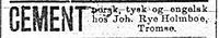71. Annonse fra Joh. Rye Holmboe i Tromsø Amtstidende 4. januar 1900.jpg
