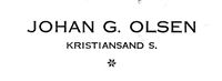 117. Annonse fra Johan G. Olsen i Kristiansands Avholdslag 1874 - 10.august - 1949.jpg