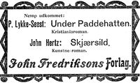 82. Annonse fra John Fredriksons forlag i Den 17de Mai 7.11. 1898.jpg