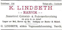 191. Annonse fra K. Lindseth under Harstadutstillingen 1911.jpg