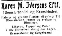 493. Annonse fra Karen M. Iversens Eftf. i Haalogaland 3107 1913.jpg