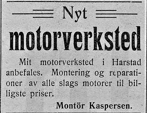 Annonse fra Kaspersen i Haalogaland 2. 7. 1912.jpg