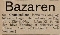 Bodø Tidende 26. september 1890.