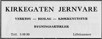88. Annonse fra Kirkegaten jernvare i Norsk Militært Tidsskrift nr. 11 1960.jpg