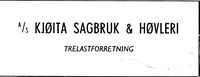 148. Annonse fra Kjøita Sagbruk og Høvleri i Kristiansands Avholdslag 1874 - 10.august - 1949.jpg