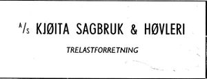 Annonse fra Kjøita Sagbruk og Høvleri i Kristiansands Avholdslag 1874 - 10.august - 1949.jpg
