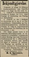 331. Annonse fra Kraakerøy Formandskap i Fredriksstad Tilskuer 24.09. 1910.jpg
