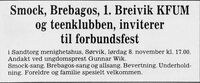 Harstad Tidende 7. november 1986.