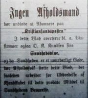 37. Annonse fra Kristiansundsposten i Møre Tidende 14. januar 1899.jpg