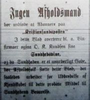 38. Annonse fra Kristiansundsposten i Møre Tidende 14. januar 1899.jpg