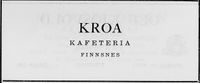 32. Annonse fra Kroa (Finnsnes) i Norsk Militært Tidsskrift nr. 11 1960.jpg