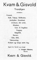 13. Annonse fra Kvam & Gisvold i Narvikboka 1912.jpg