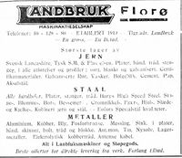 88. Annonse fra LANDBRUK maskinaktieselskap i Florø og litt om Sunnfjord.jpg