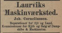 277. Annonse fra Laurviks Maskinværksted i Kysten 18.01.1905.jpg
