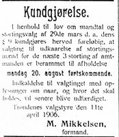 330. Annonse fra Lensmannen i Trondenes i Haalogaland 18.4.-06.jpg