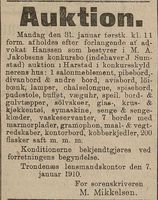 Fra Harstad Tidende 10. januar 1910.