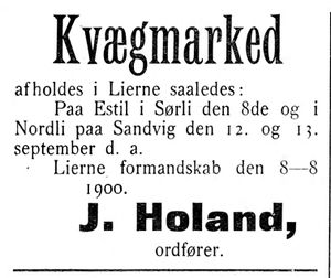 Annonse fra Lierne i Indtrøndelagen 31.8. 1900.jpg