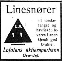 4. Annonse fra Lofoten aktiereperbane på Gravdal i Haalogaland 1007 1913.jpg).jpg