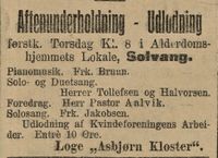 129. Annonse fra Loge Asbjørn Kloster i Stavanger Aftenblad 10.02.1906.jpg