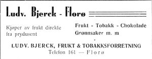 Annonse fra Ludv. Bjerck i Florø og litt om Sunnfjord.jpg