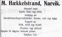 42. Annonse fra M. Hækkelstrand i Narvikboka 1912.jpg