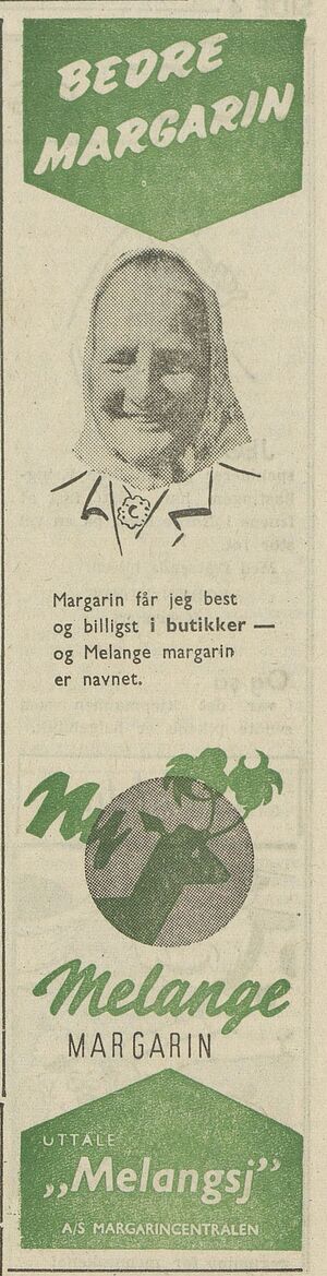 Annonse fra Margarincentralen i Telemark Arbeiderblad 04.11.1955.jpg