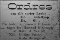 239. Annonse fra Math. J. Walter i Tromsø Amtstidende 25. januar 1896.jpg