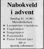Harstad Tidende 15. desember 1984.