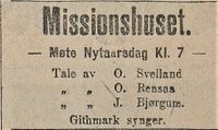 Bergen Aftenblad 31. desember 1915.