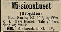 334. Annonse fra Missionshuset i Brogaten i Fredriksstad Tilskuer 24.09. 1910.jpg