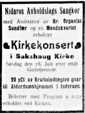 Annonse fra Nidaros Avholdslags Sangkor i Indtrøndelagen 24.07.1912.jpg