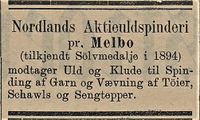 88. Annonse fra Nordlands Aktieuldspinderi i Tromsø Amtstidende 17.11. 1898.jpg