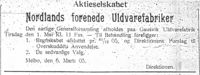 10. Annonse fra Nordlands forende Uldvarefabriker i Haalogaland 17.3.-06.jpg