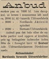 82. Annonse fra Nordlands forenede Uldvarefabriker i Lofotposten 30.05. 1900.jpg