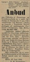 150. Annonse fra Nordlands forenede Uldvarefabriker i Tromsø Amtstidende 30.06. 1898.jpg