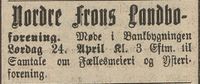 36. Annonse fra Nordre Frons Landboforening i Gudbrandsdølen 22.04.1909.jpg