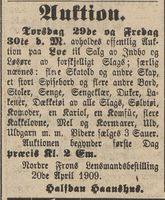37. Annonse fra Nordre Frons Lensmandsbestilling i Gudbrandsdølen 22.04.1909.jpg