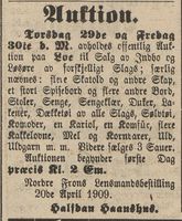 38. Annonse fra Nordre Frons Lensmandsbestilling i Gudbrandsdølen 22.04.1909.jpg