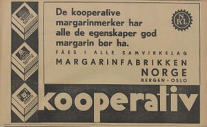 Annonse fra Norges Kooperative Landsforening i Arbeiderbladet 29.04.1933.jpg