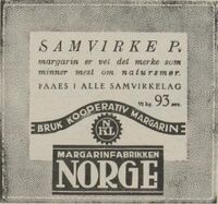 Annonse i Jernbanemanden 8. august 1930.