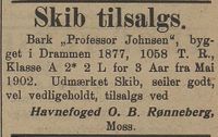 176. Annonse fra O.B. Rønneberg i Kysten 18.01.1905.jpg