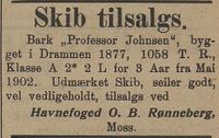 173. Annonse fra O.B. Rønneberg i Kysten 18.01.1905.jpg