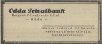 7. Annonse fra Odda Privatbank i Hardanger Arbeiderblad 09.06.1923.jpg